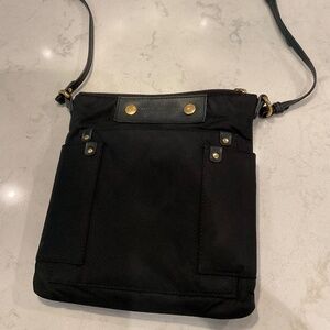 Marc Jacobs Black Nylon Preppy Sia Crossbody Bag
